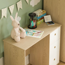 Junior Vida Desk Neptune 3 Drawer White/Oak Effect image 5