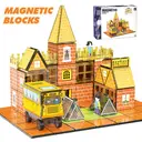 XINQIYUAN Qiyuan Modèle Villa Set de Dalles Magnétiques 7.5cm 116pièces [Mélange aléatoire – Couleurs issues uniquement de la photo principale] image 2