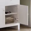 Vida Designs Sideboard Arlington 2 Doors 2 Drawers White/Oak Effect image 5