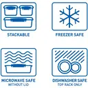 Sistema Klip It Plus 7.5L Rectangular Container image 7