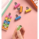 Rapesco Letter Clips Assorted Colours 30mm, Pack of 10 image 1