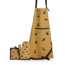 WINKLER Torchon Dubout Partition de chats cannelle - 50 x 70 cm image 1