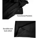 Women's High Waisted Leopard Print Palazzo Pants Belted Wide Leg Long Trousers with Pockets (black, L) image 2