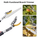FLORA GUARD 1.3-2.2m Extendable Long Reach Pruner - Long Reach Pole Saw, Telescopic Fruit Picker, Long Reach Telescopic Tree Pruner - Lightweight Tree Trimmers image 6