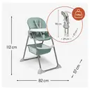 Hauck Hochstuhl Sit N Fold - Staubiges Mint image 7