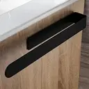 Vilscijon Stainless Steel Towel Bar, Hand Towel Rack, Bathroom Hand Towel Hanging Rod with Hooks, Multi-purpose Wall-mounted Shelf for Toilet image 3