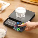 Unique Pèse-personne nutritionnel intelligent 5 kg, précision 0,1 g, écran TFT 2,8 pouces pour affichage des nutriments, analyse de 30 nutriments, rechargeable image 2