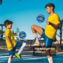 LONGSAIL Ballon de football en caoutchouc haute qualité Taille 4 Bleu/Vert image 4