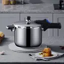 COOKER KING Autocuiseur COOKER KING - Acier inoxydable 304 - Poignée simple - 8 L - 24 cm image 1