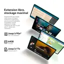 TECLAST P33 Tablette Android 15 Écran IPS 10,1 pouces RAM 9 Go Stockage 64 Go Ensemble 11 pièces Étui de protection et clavier image 8