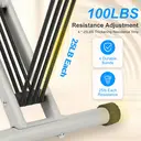 Capelli Sport Machine d'entraînement total du corps | Squat, tirage et cyclisme | Résistance réglable | Gain de place image 6