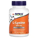 NOW Foods L Lysine Immune Health 500mg Capsules - 100 Vegan Capsules image 0