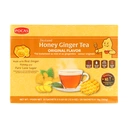POCAS   Instant Honey Ginger Tea Original Flavor, 20 Sachets x 18 g image 0