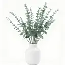 Wei‘s Moment Lot de 24 tiges d’eucalyptus artificielles - Vert Gris image 1