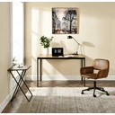 Urban Meuble DINING TABLE Wood Finish 120x75 with Metal Frame image 6