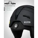 OutdoorMaster Casque de neige ELK MIPS noir mat - Taille S image 3