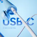 Ordo Sonic Edge Adults Rechargeable Electric Toothbrush， USB-C， 6+ Weeks Battery， 1 Brush Head， Cobalt Breeze image 4