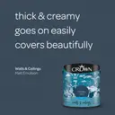Crown Matt Emulsion Midnight Navy 2.5L image 3