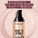 MISSLYN Made To Stay Fond de teint résistant à l’eau teinte 100 Porcelain - 30 ml image 4