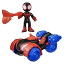 Spidey and his Amazing Friends Techno Racer Vehicle and 3 inch Miles Morales Figure image 5