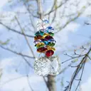 JU7CER Lot de 2 Suspensions Boule Cristal Cœur Arc-en-Ciel - Prism Cœur Multicolore, Décoration de Fenêtre pour Mariage et Noël image 5