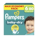 Pampers Baby-Dry Maxi Pack, Taille 6, 80 couches image 0
