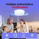 HEIMAN Smoke Detector, Radio Networkable, Wireless Smoke Detector Max. 40 Networkable Fire Alarms, 85 dB, 10 Year Battery, EN14604, with Mute Switch (Model 2SA-1 Piece) image 3