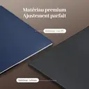 iFLYTEK AINOTE 2 Étui Folio de protection pour tablette 10,65 pouces, cuir PU, fin et léger, étanche, anti-poussière, bleu marine foncé image 7