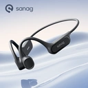 Sanag B33S Swimming Bone Conduction Wireless Microphone Earbuds Open Ear Headset Ipx8 Bone Conduction Headphone S-B33S.32G-CL-Headphones-Black image 5