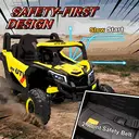 AIYAPLAY 12V Kids Ride On Car, Electric Car for Kids UTV with Remote Control, Slow Start, Suspension System, LED Lights, Musi image 6