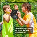 High-quality Rubber Basketball（27.5"） Size5# Black/Gold image 3