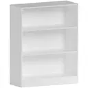 Vida Designs Bookcase Cambridge 3 Shelves White image 1