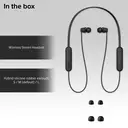 Sony WI-C100 Wireless Neckband Earphones (Black) image 5