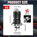 ENdureLite H4 High and Low Beam, Plug & Play, H4 LED Light Bulbs, 13,000LM Brighteness ,Efficent Cooling System, Pack of 1 image 10