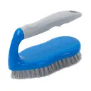 Blue Scrub Brush for Household Cleaning, 145x65mm Base with 20mm Stiff Bristles image 0