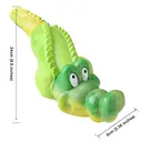 Blinkit Jouet de dentition interactif pour chiens moyens et grands en nylon et caoutchouc naturel - Crocodile  image 6