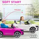 AIYAPLAY Audi Q8 E-tron Licensed Electric Car for Kids, 12V Electric Ride on Sportback Design with Remote Control, 4 Suspensi image 6