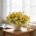 4Pcs 13.77in/35cm
Artificial Billy Ball Flower Man Fake Plants Living Room Decoration Ornaments Desktop Fake Flowers(yellow) image 4
