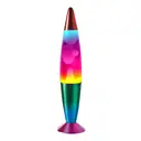 GLOBAL GIZMOS Lava Lamp Rocket Rainbow Multicolour image 2