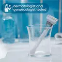 Gillette Venus for Pubic Hair & Skin Women's Razor 2 Blade Refills and 2-in-1 Shave Gel and Cleanser 190ml image 3