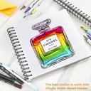 Ohuhu Mixed Media Sketchbook, Spiral Bound, 120 LB / 200 GSM Heavyweight Paper, 62 Sheets / 124 Pages image 7