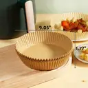 Air Fryer Parchment Paper Liners, Non-Stick Precut Circle for Easy Cleanup, Disposable Basket Inserts, Mess-Free Cooking​
100pcs 20cm image 4