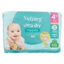 Nutmeg Baby Ultra Dry Size 4+ 44 Pack image 5