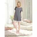 IZURIA round-neck black short sleeved knitted dress  L image 1