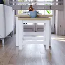 Vida Designs Side Tables Nested Arlington White/Oak Effect 2pcs image 3