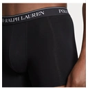 Ralph Lauren Stretch Cotton Boxer Brief 3-Pack - Polo Black image 3