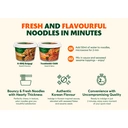 CJ Bibigo Korean Style Udon Noodle Korean BBQ Flavour 187g  image 6