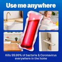 Oceansaver Disinfectant Surface Cleaner Pink Grapefruit 9ml Makes 500ml image 4