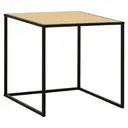 Interiors by Premier Side Table Depok Square Black/Rattan image 3