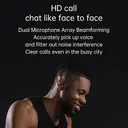 Verbex M8 Black Headphones - New Popular Style, Super Comfortable Over-Ear Headphones, Bluetooth Headphones, Sports Headphones image 7